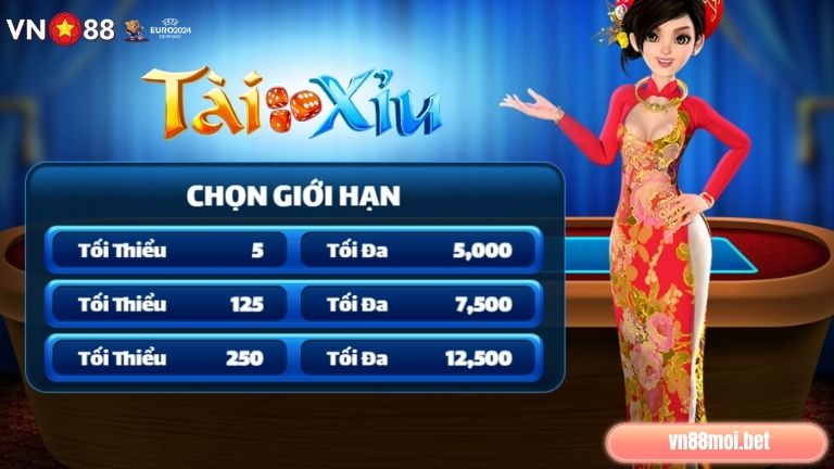 Tài Xỉu VN88 cung cấp cho anh em 3 phòng cược, thỏa sức lựa chọn trải nghiệm