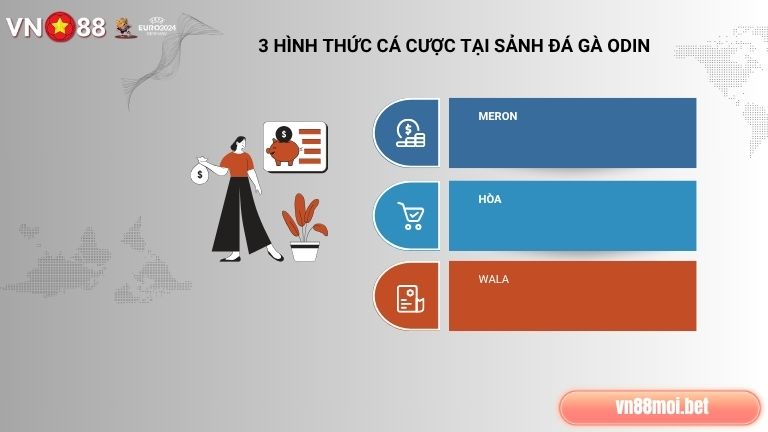 Tham gia đá gà tại sảnh ODIN anh em có thể cược với nhiều hình thức khác nhau